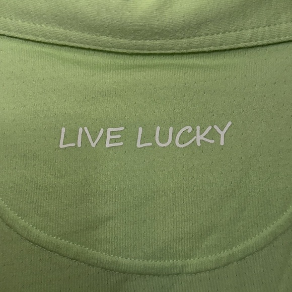 Black Clover Live Lucky Comfort Golf Polo - Green - XL.  Y - Picture 7 of 7